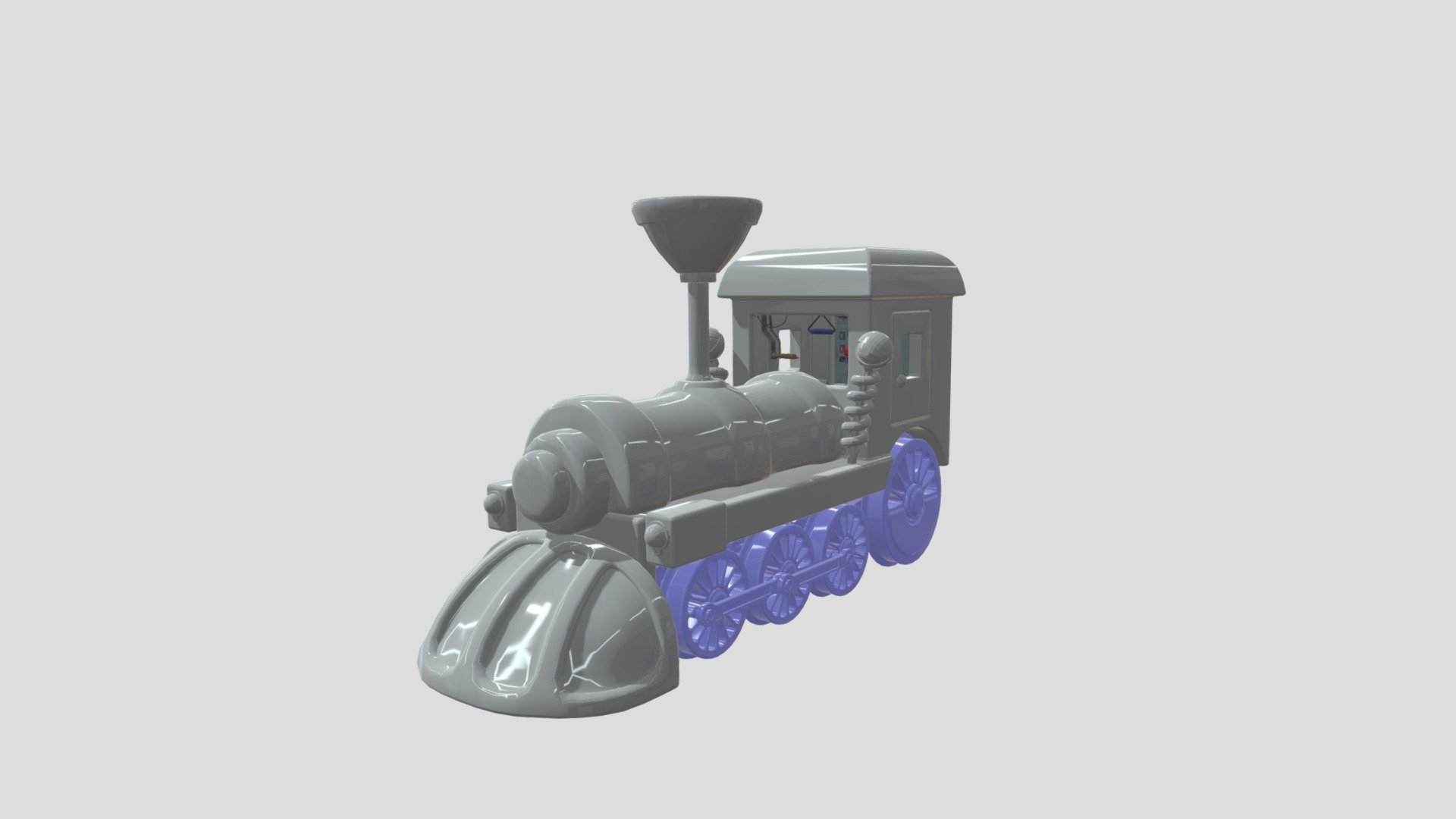 Poppy Playtime  Untextured Train - Download Free 3D model by