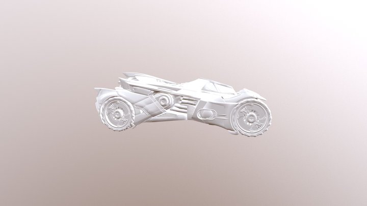 BATMOBILE Arkham 3D Model