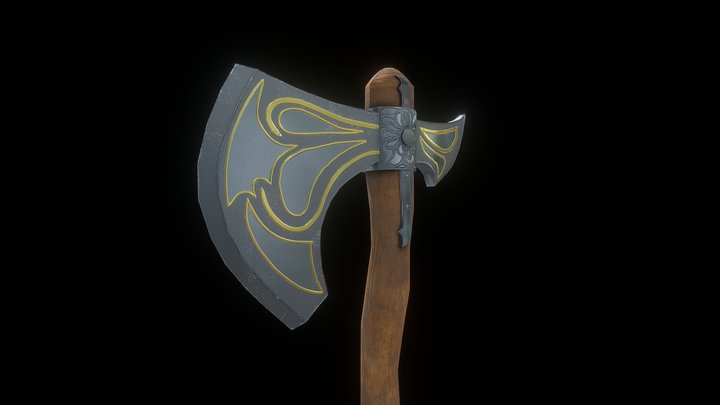 Axe War by Eric Alvarez 3D Model