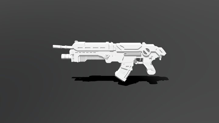 Gun02 3D Model