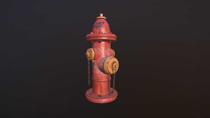 Old Fire Hydrant 3D Model