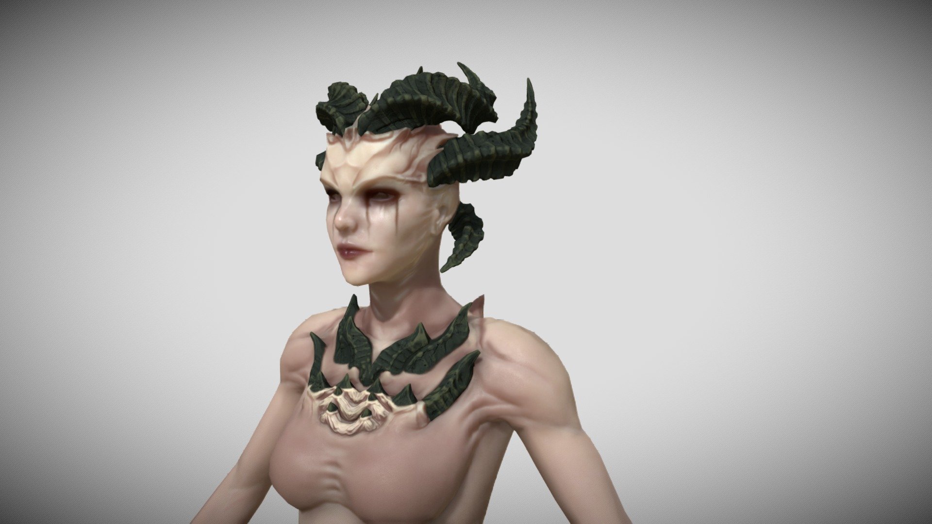 Demon Girl - 3D model by slezkitekut (@asertyk2) [44cb39e] - Sketchfab