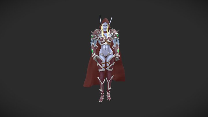 Sylvanas Windrunner (Rigged) 3D Model