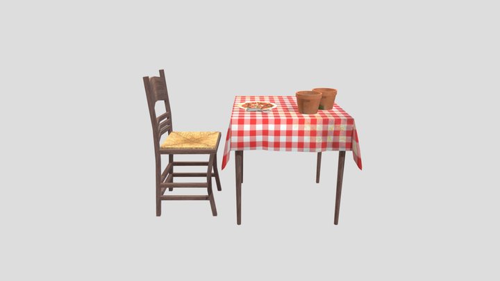 By the ocean - 3 Simple props 3D Model