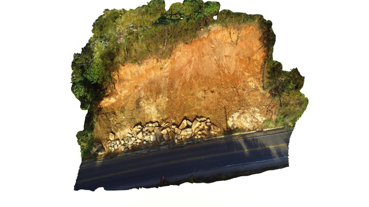 Cicatriz Barra da Lagoa 2018 3D Model