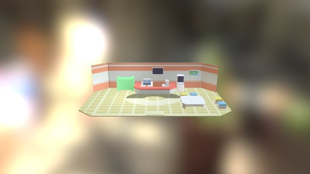 Old Hoenn Pokemon Center 3D Model