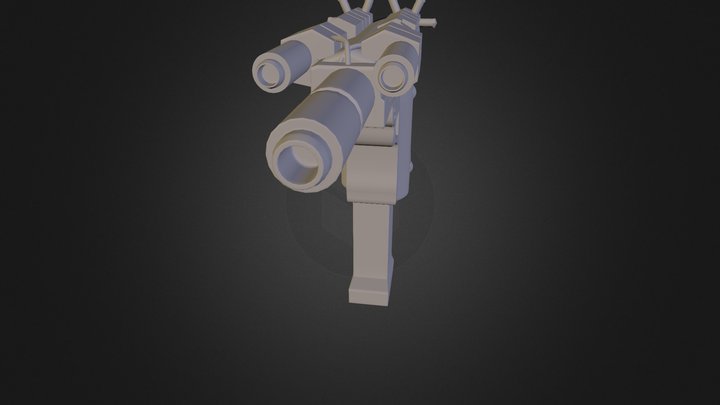 highpolystandardgun 3D Model
