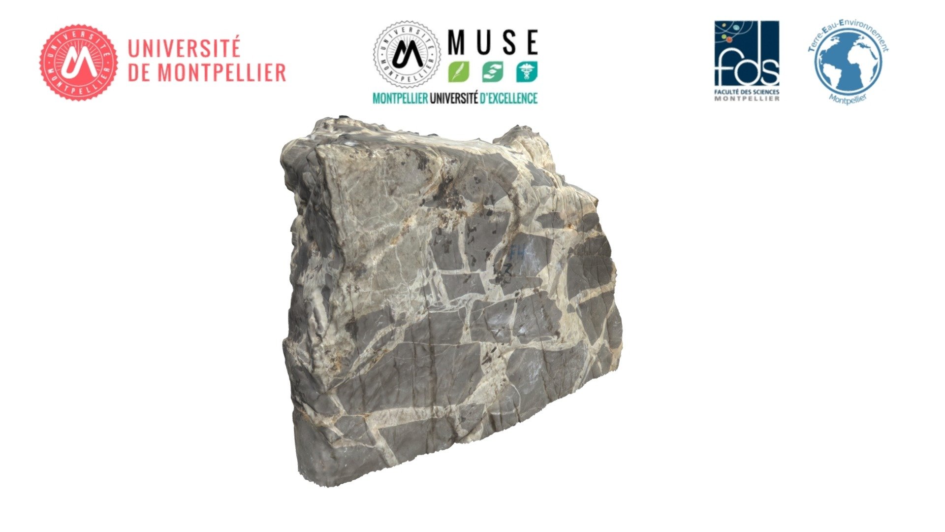 Brèche hydraulique / Hydraulic breccia - n°0583 - 3D model by ...