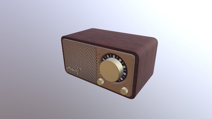 收音机 3D Model