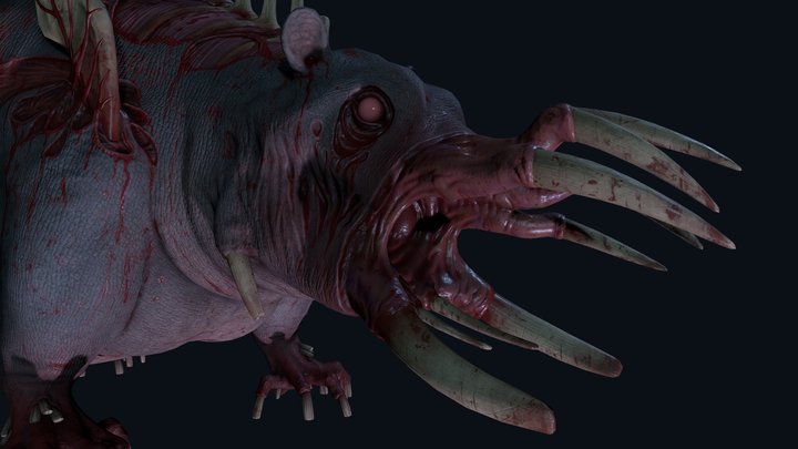 Zoochosis - Infected Hippo – Modèle 3D gratuit STL