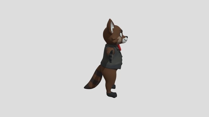 Hamster The RaccoonFox – Free 3D Model STL