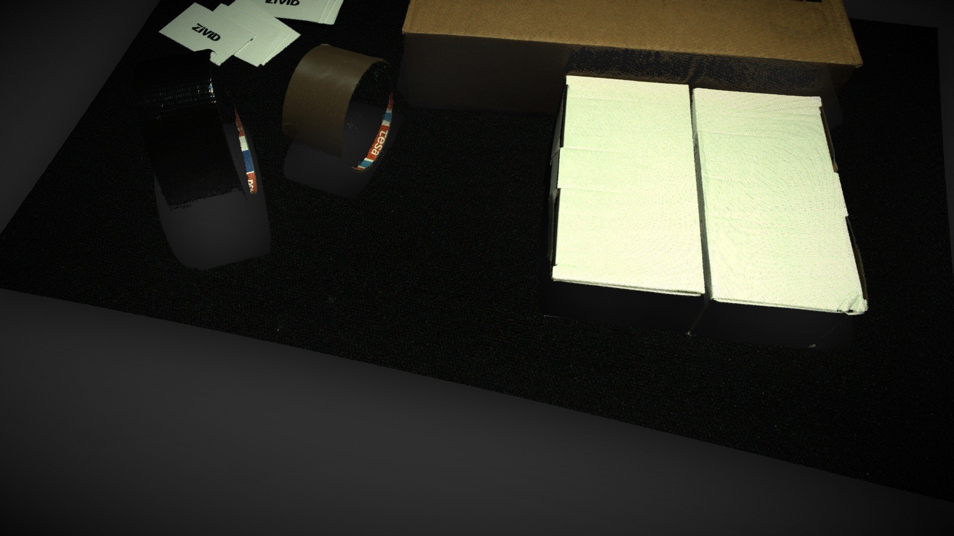 Office supplies 3D machine vision Download Free 3D model by Zivid