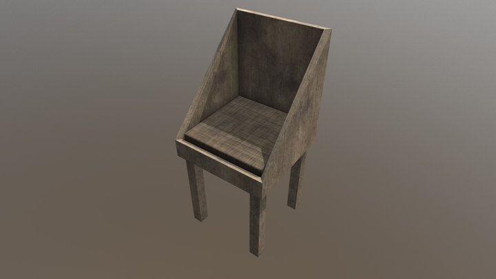 Simple Test Chair MAX 3D Model