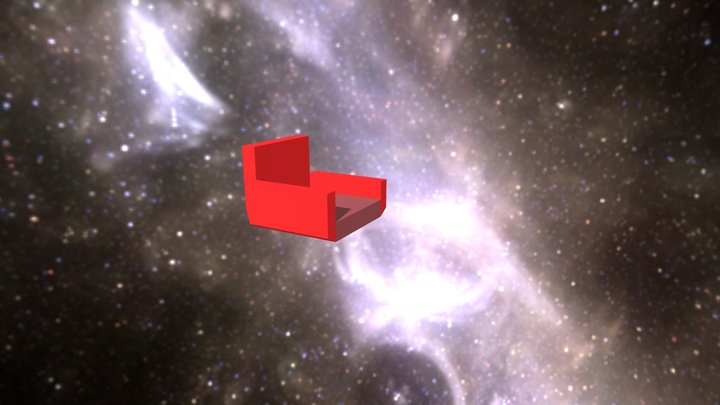 Flying Chair 3D Model