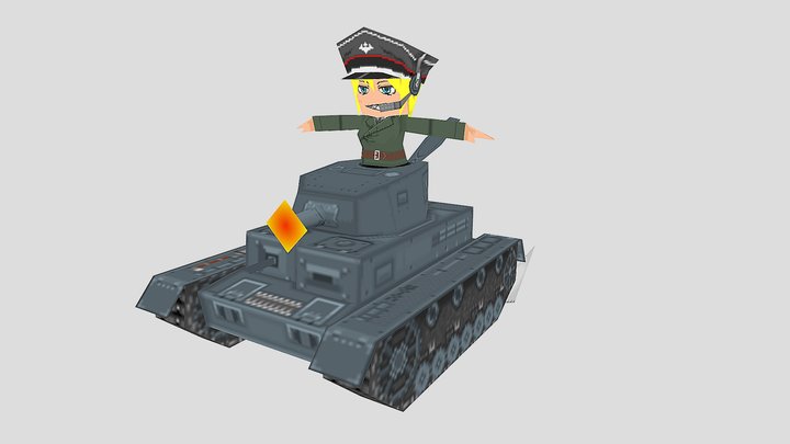 Tankgirl 3D Model