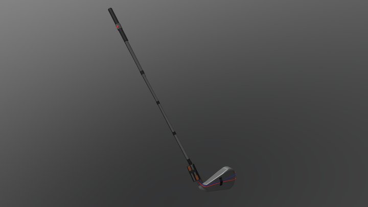 Arme Post-Apo, le club de golf taser 3D Model
