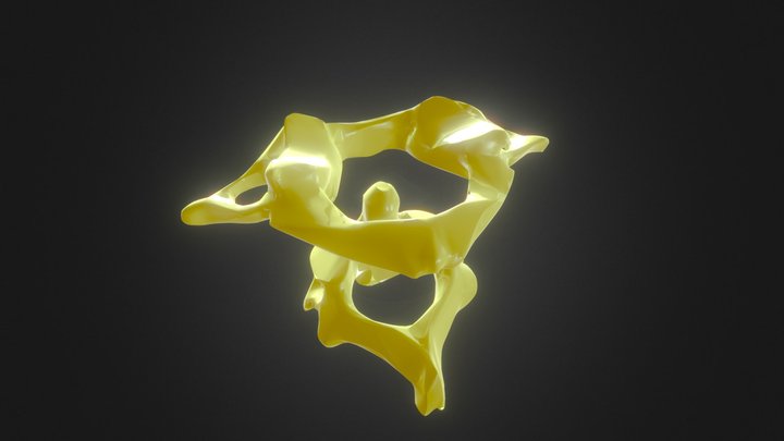 ATLAS AND AXIS VERTEBRA 3D Model