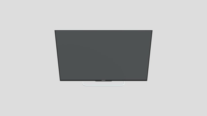 Smart TV 3D Model