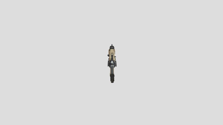 FN SCAR-H 3D Model