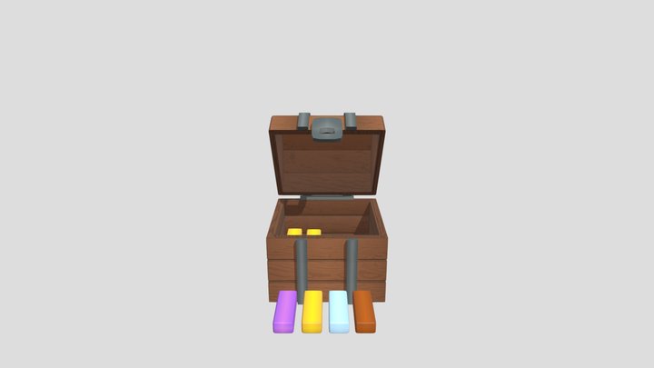 Stardew Valley Mineral Chest 3D Model