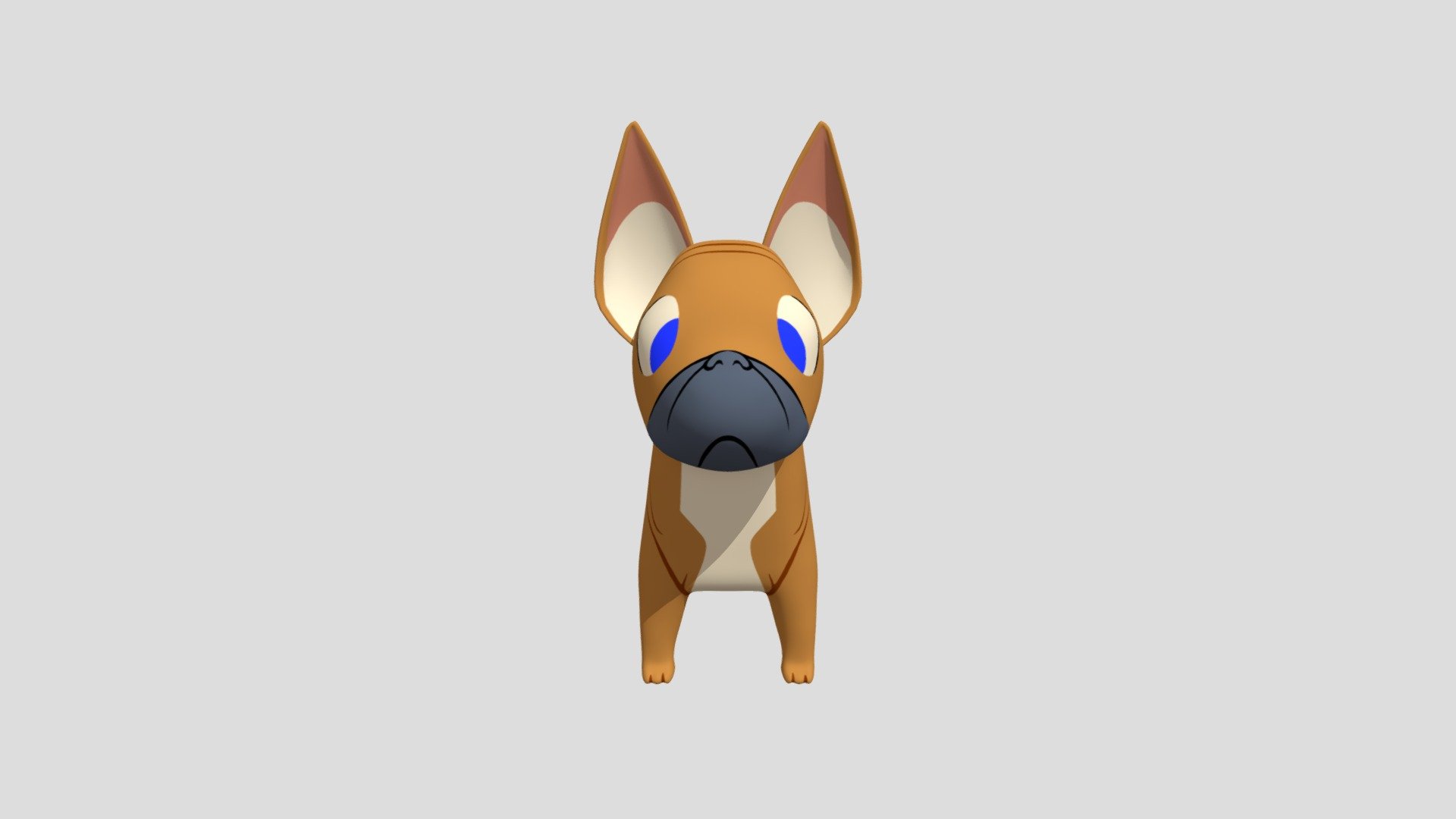 French Bulldog - Download Free 3D model by TheMonsterHighFan2002 ...