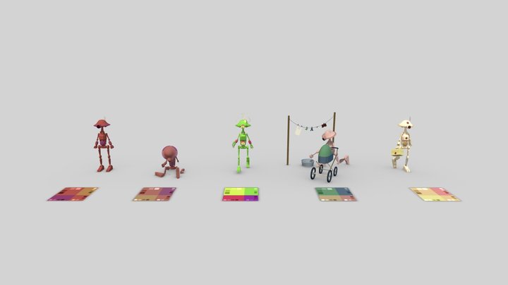 XYZ_HW Painting 3D Model