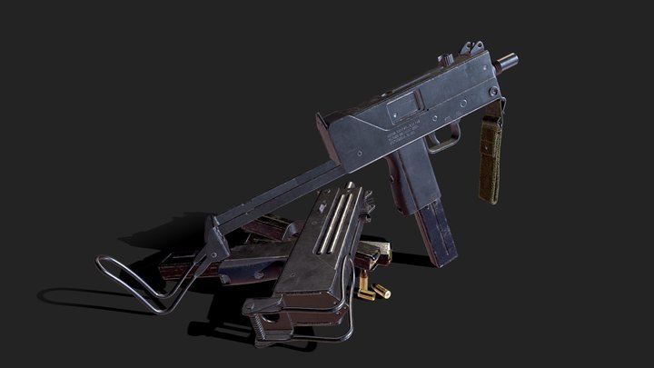 Ingram MAC-10 3D Model