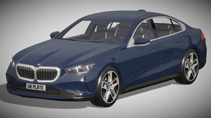 BMW 5-series G60 2024 3D Model