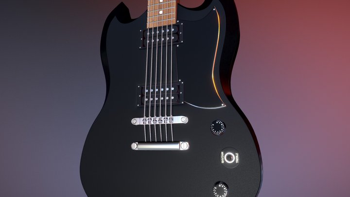 Epiphone SG Special Guitar 3D Model