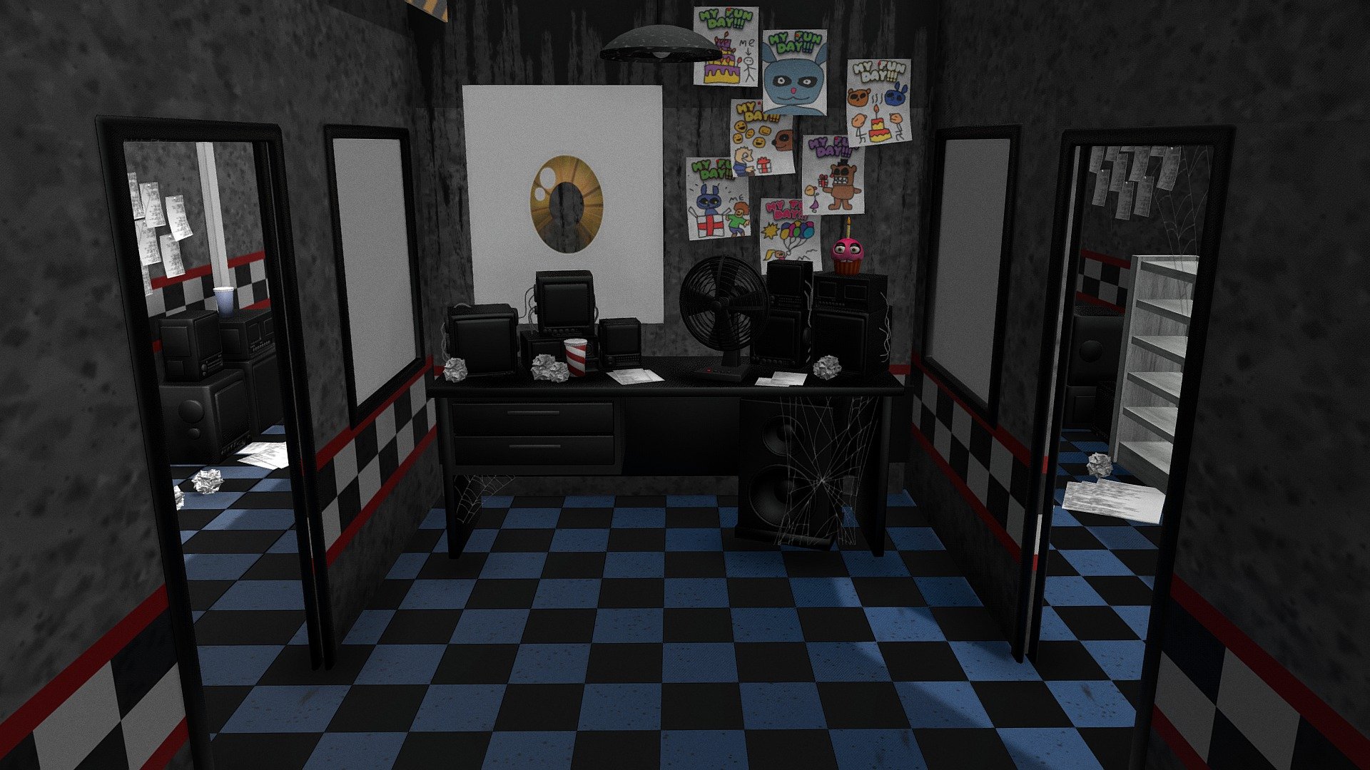 Office fnaf 1 - Download Free 3D model by mamont nikita ...