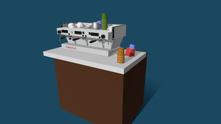 Coffee machine – Modello 3D gratuito STL