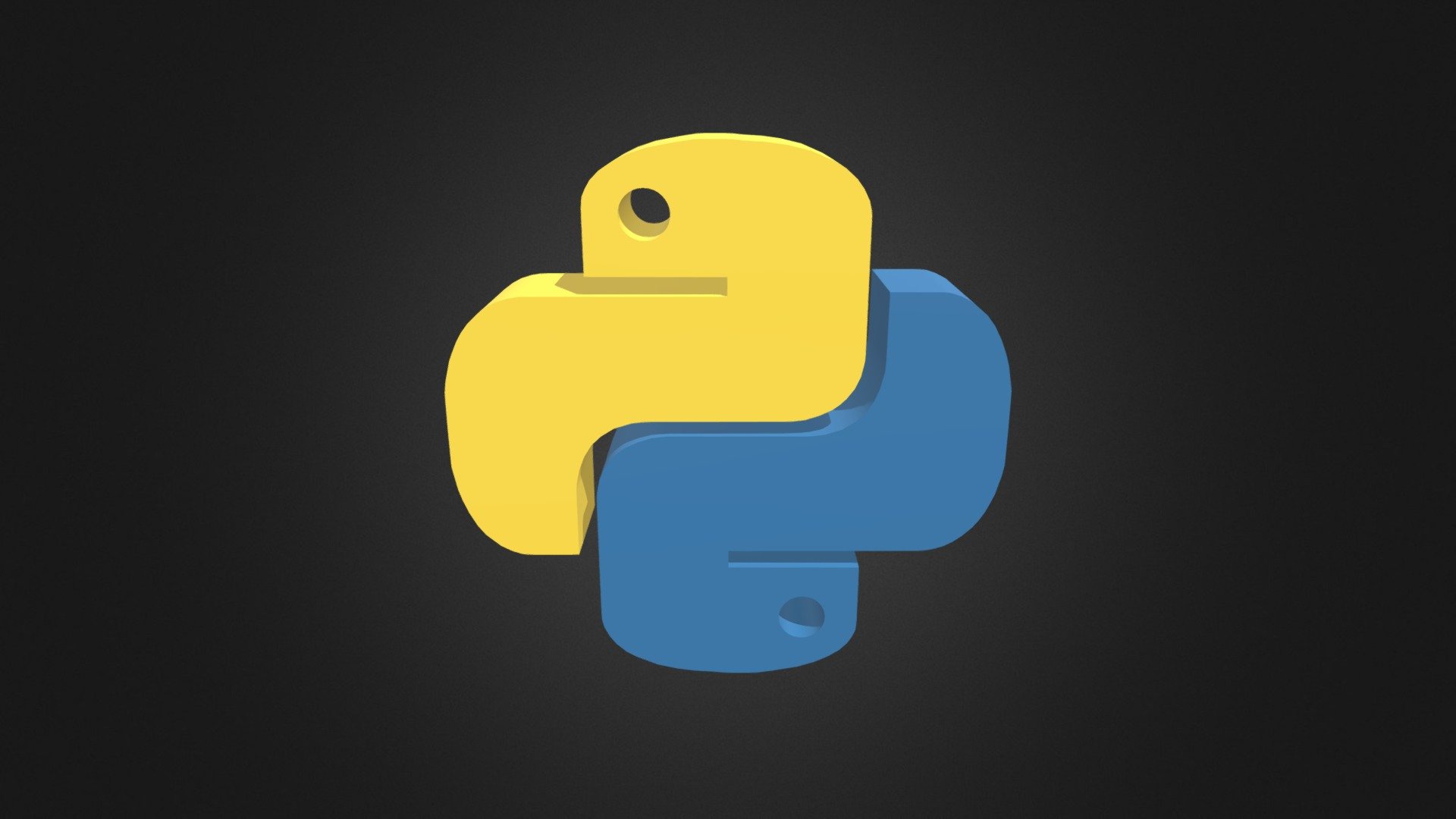 Python Programming language - Download Free 3D model by Acvantad ...