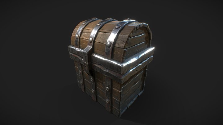 Treasure Chest 3D Model