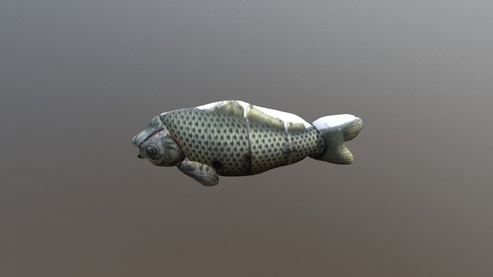 Tin Toy Fish 3D Model
