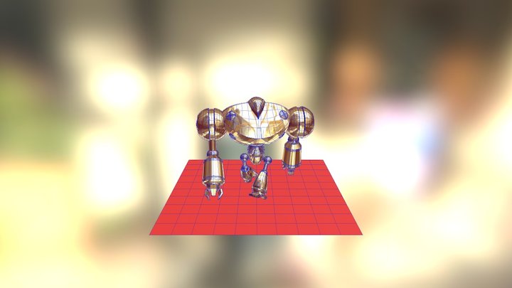 Robot Walk 1 3D Model