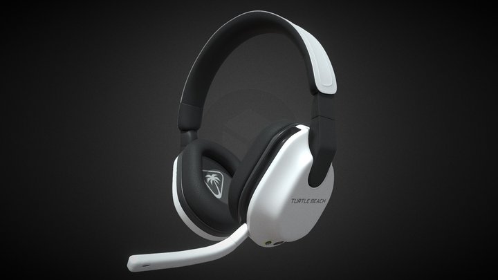 Turtle Beach Wireless Headphones 3D Model 3D Model