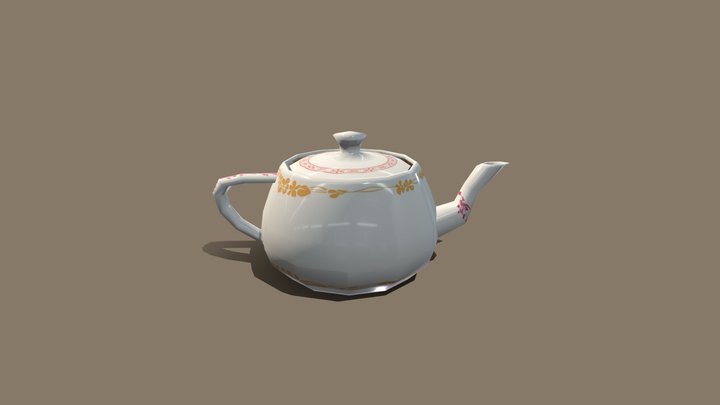 1111448015_王若安_Teapot 3D Model