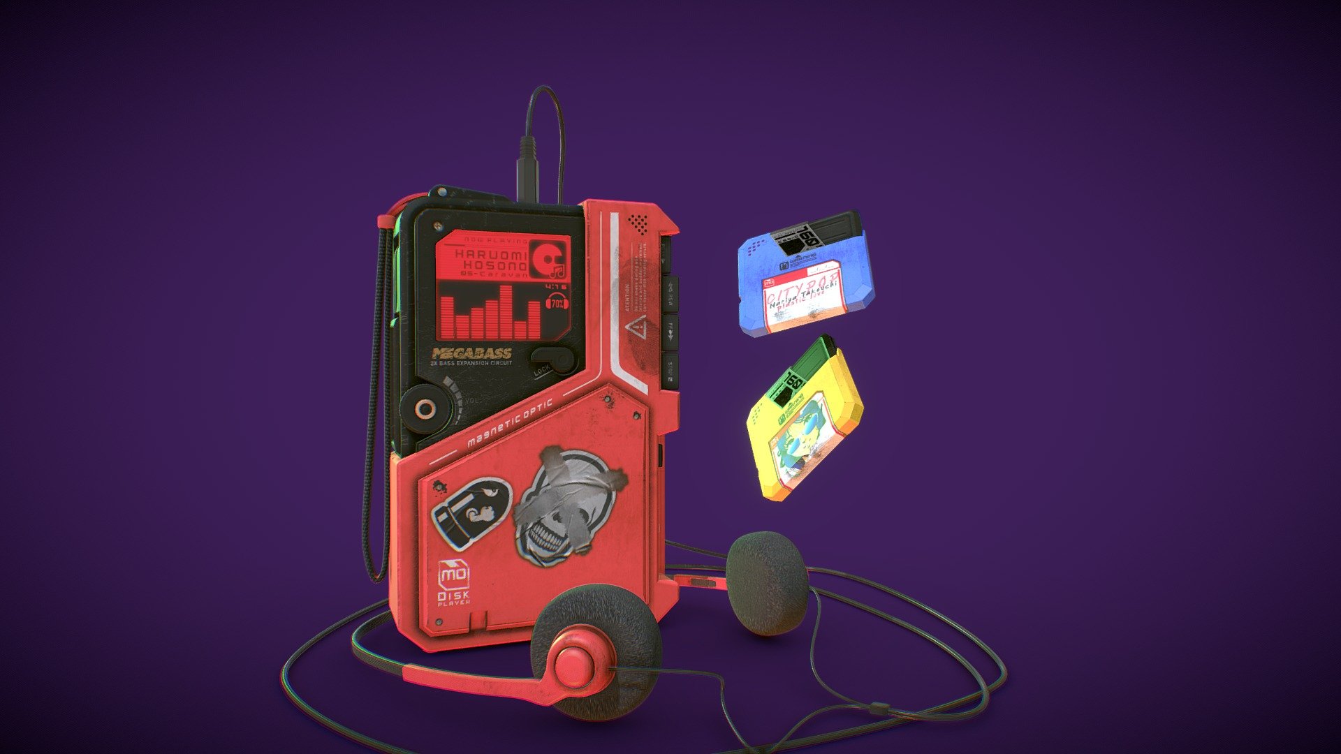 disk player 3D model by twelvegauge [44dbfd8