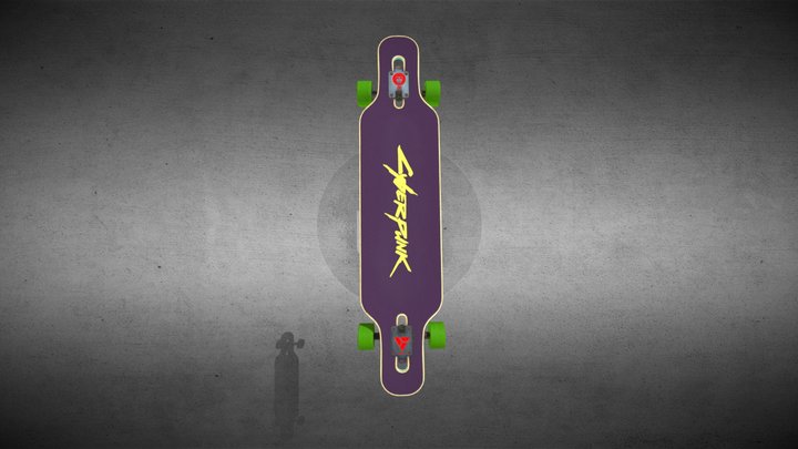 Longboard 3D Model