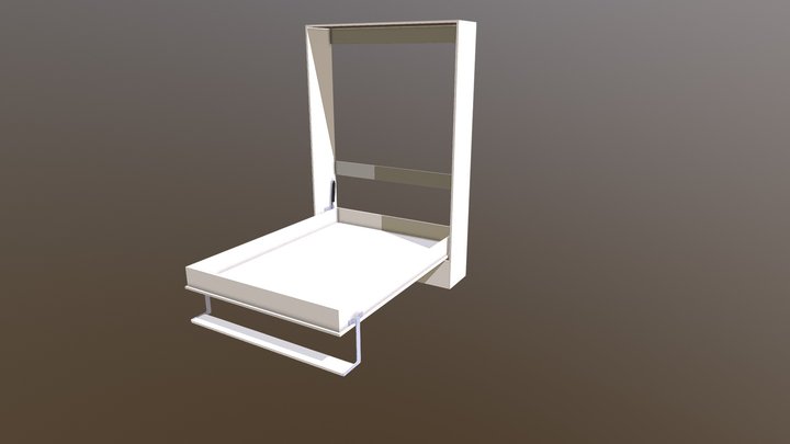W2A 140X190 DİKEY AYAK 30 CM L 3D Model