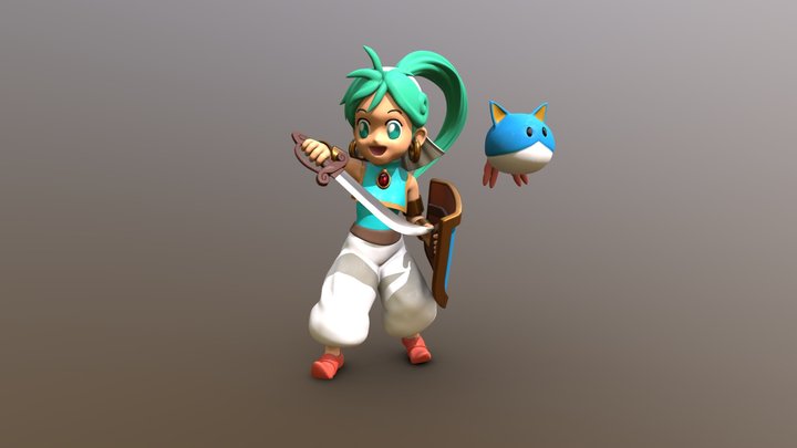 MonsterWorld4[モンスターワールド4] 3D Model