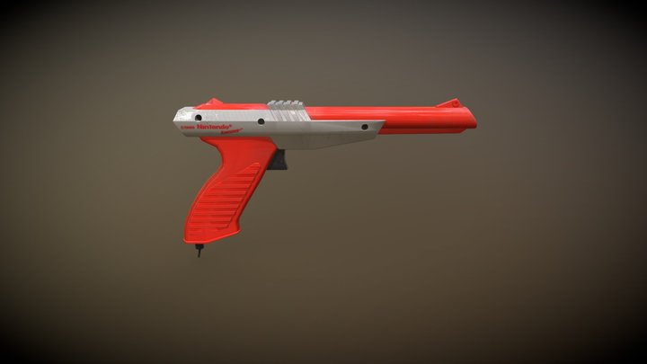 Nintendo Zapper Light Gun 3D Model