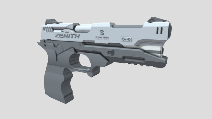 10mm Pistol (DX:MD) (In-Progress) 3D Model