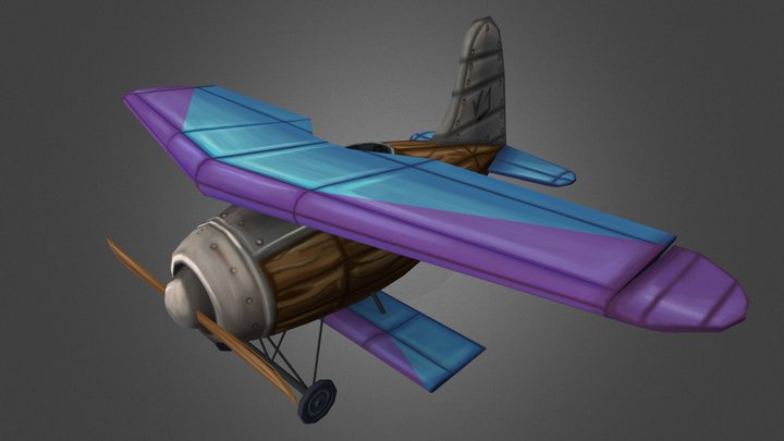 Stylized WW1 Plane - FlyingCircus2020 3D Model