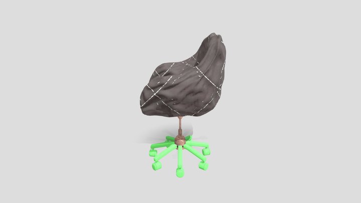 bőr fotel2_2 3D Model