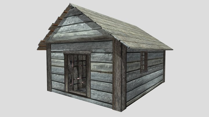 Old hut 3D Model