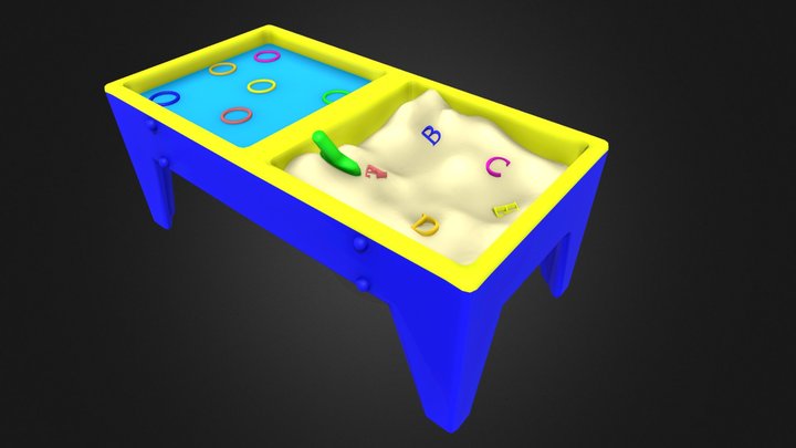 Sand and Water Station 3D Model