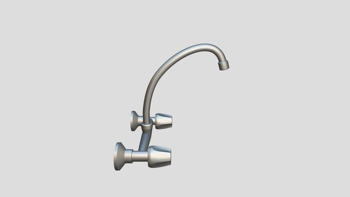 610004961_ISEO_Mezcladora 8in pared cocina 3D Model