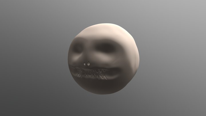 Cabeça Do Halloween 3D Model
