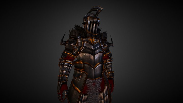 MMORPG Like Armor 3D Model